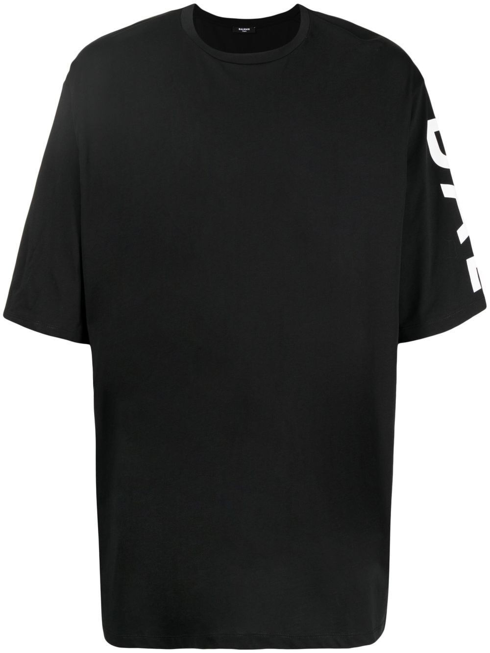 22SS 발망 로고 프린팅 와이드컷 반팔 티셔츠 XH0EH015BB15
