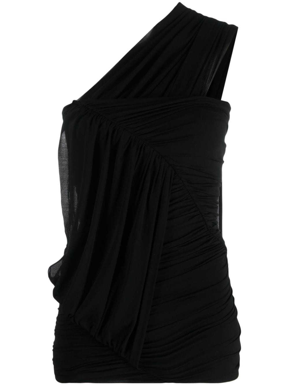[HEP] 23SS 릭오웬스 원숄더 드레이프 여성 탑 블랙 RO01C5155 BZ 09