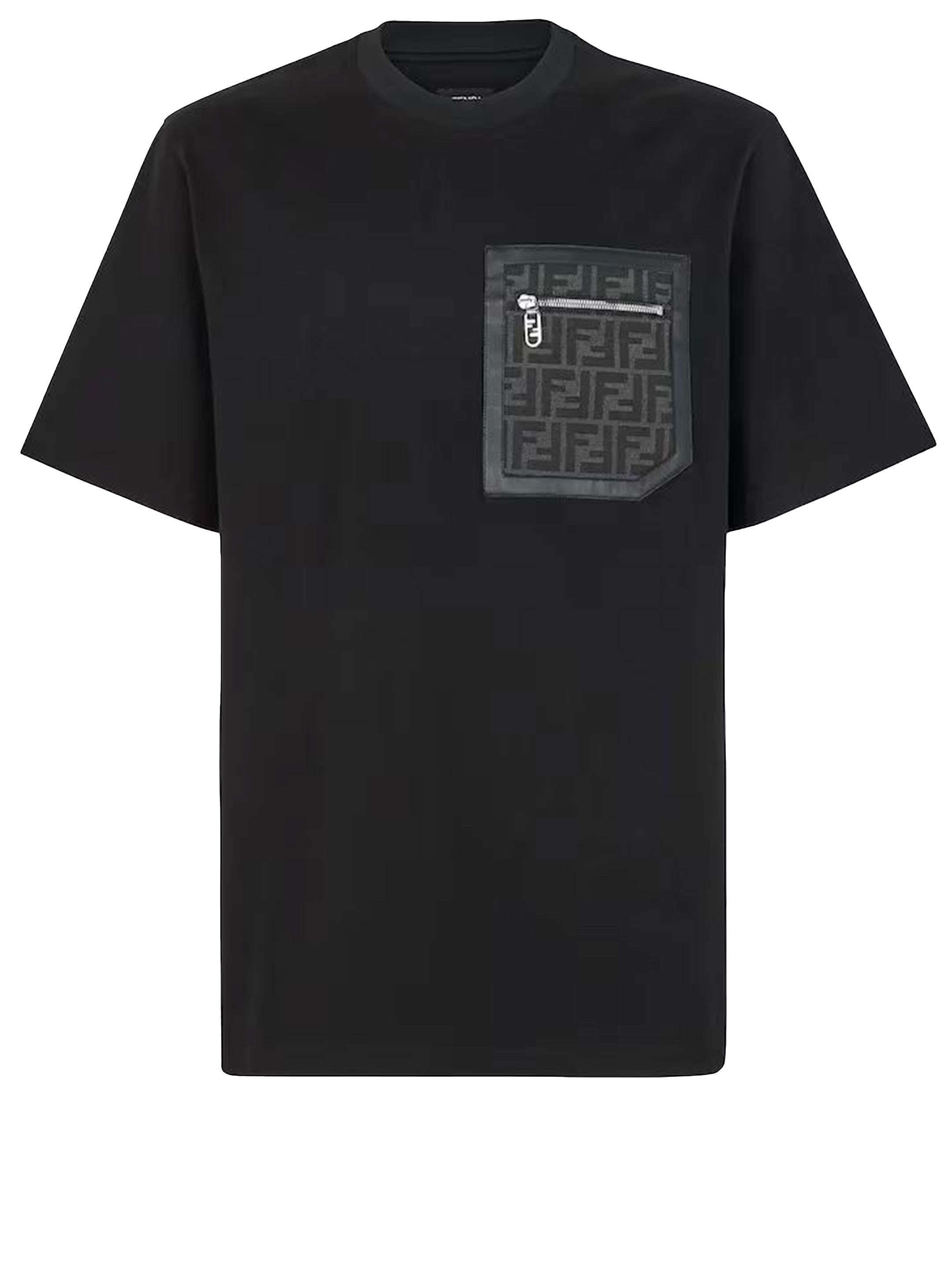 23FW 펜디 포켓 코튼 반팔 티셔츠 [M] FY1257 APM4 F0QA1